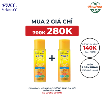 Dung Dịch Melano CC Dưỡng Sáng Da, Mờ Thâm Nám 170ml