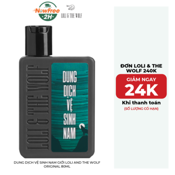 Dung Dịch Vệ Sinh Nam Giới Loli And The Wolf Original 80ml