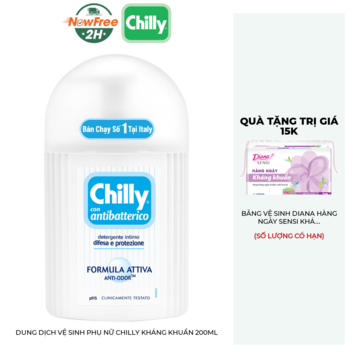 Dung Dịch Vệ Sinh Phụ Nữ Chilly Kháng Khuẩn 200ml