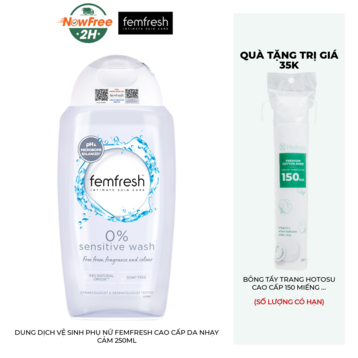 Dung Dịch Vệ Sinh Phụ Nữ Femfresh Cao Cấp Da Nhạy Cảm 250ml
