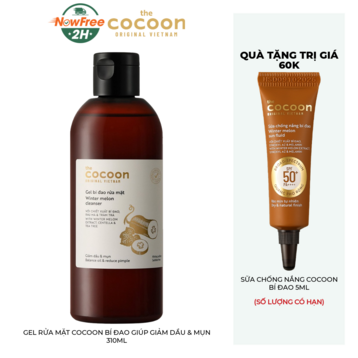 Gel Rửa Mặt Cocoon Bí Đao Giúp Giảm Dầu &amp; Mụn 310ml