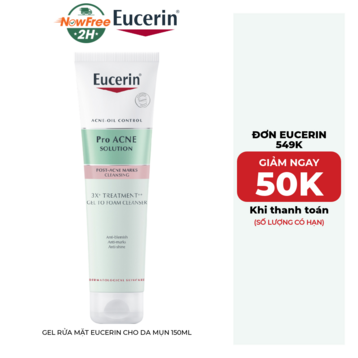 Gel Rửa Mặt Eucerin Cho Da Mụn 150ml