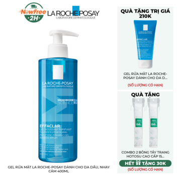 Gel Rửa Mặt La Roche-Posay Dành Cho Da Dầu, Nhạy Cảm 400ml