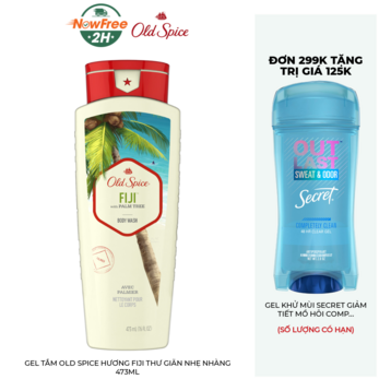 Gel Tắm Old Spice Hương Fiji Thư Giãn Nhẹ Nhàng 473ml