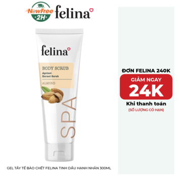 Gel Tẩy Tế Bào Chết Felina Tinh Dầu Hạnh Nhân 300ml