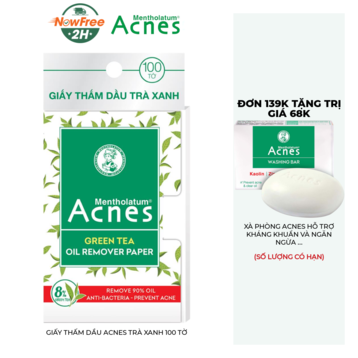 Giấy Thấm Dầu Acnes Trà Xanh 100 Tờ