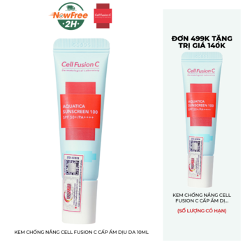 [Mini] Kem Chống Nắng Cell Fusion C Cấp Ẩm Dịu Da 10ml