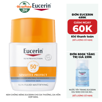 Kem Chống Nắng Eucerin Cho Da Thường, Da Hỗn Hợp 50ml