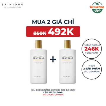Kem Chống Nắng Skin1004 Cho Da Nhạy Cảm SPF 50+ 50ml
