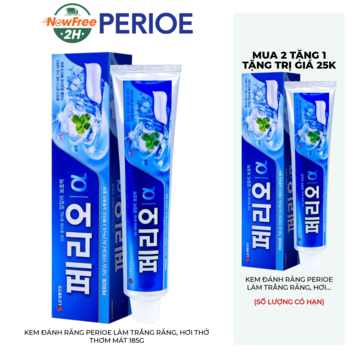 Kem Đánh Răng Perioe Làm Trắng Răng, Hơi Thở Thơm Mát 185g