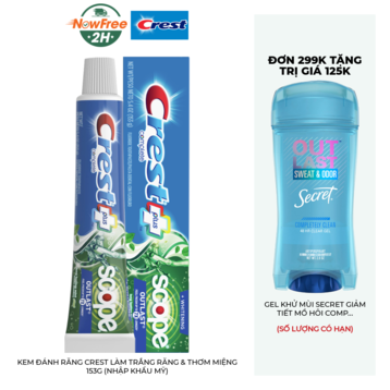 Kem Đánh Răng Crest Làm Trắng Răng &amp; Thơm Miệng 153g (Nhập Khẩu Mỹ)