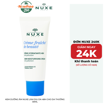 Kem Dưỡng Ẩm Nuxe Làm Dịu Da 48h Cho Da Thường 30ml