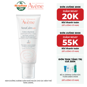 Kem Dưỡng Avène Giảm Khô Ngứa Cho Da Viêm Thể Tạng 200ml