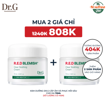 Kem Dưỡng Dr.G Cấp Ẩm Và Phục Hồi Sâu Cho Da 70ml