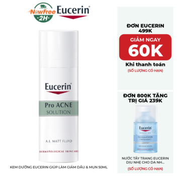 Kem Dưỡng Eucerin Giúp Làm Giảm Dầu &amp; Mụn 50ml