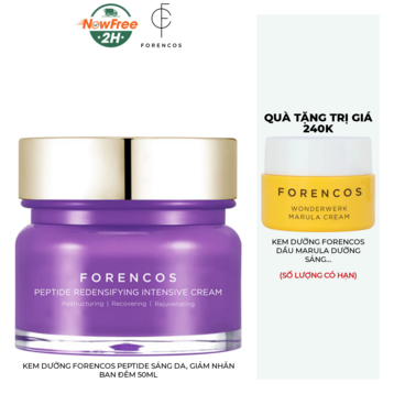 Kem Dưỡng Forencos Peptide Sáng Da, Giảm Nhăn Ban Đêm 50ml