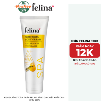 Kem Dưỡng Toàn Thân Felina Sáng Da Chiết Xuất Cam Yuzu 250g