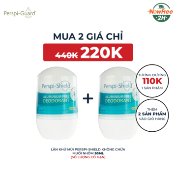 Lăn Khử Mùi Perspi-Shield Không Chứa Muối Nhôm 50ml