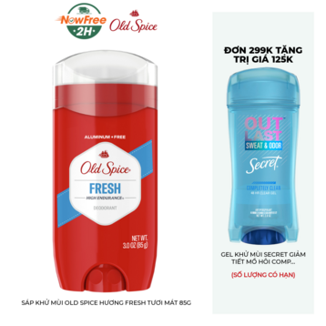 Sáp Khử Mùi Old Spice Hương Fresh Tươi Mát 85g