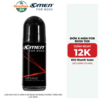 Lăn Khử Mùi X-Men For Boss Intense Hương Trầm Nội Lực 50ml