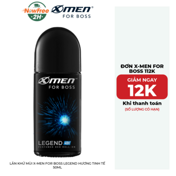 Lăn Khử Mùi X-Men For Boss Legend Hương Tinh Tế 50ml