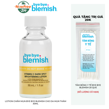 Lotion Chấm Mụn Bye Bye Blemish Cho Da Mụn Thâm 30ml