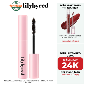 Mascara Lilybyred Lâu Trôi Giữ Cong Mi Màu 05 Nâu Đen 6g