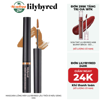 Mascara Lông Mày Lilybyred Lâu Trôi 01 Nâu Sáng 3.5g