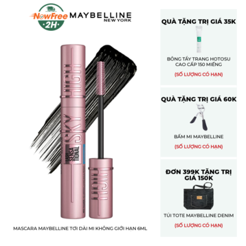 Mascara Maybelline Tơi Dài Mi Không Giới Hạn 6ml