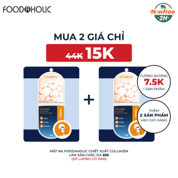 Mặt Nạ Foodaholic Chiết Xuất Collagen Làm Săn Chắc Da 23g