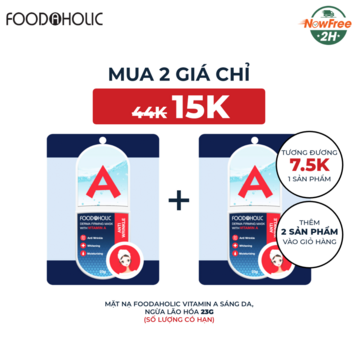 Mặt Nạ Foodaholic Vitamin A Sáng Da, Ngừa Lão Hóa 23g