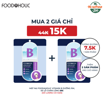Mặt Nạ Foodaholic Vitamin B Dưỡng Ẩm, Se Lỗ Chân Lông 23g