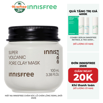 Mặt Nạ innisfree Chăm Sóc Lỗ Chân Lông 100ml (Mới 2023)