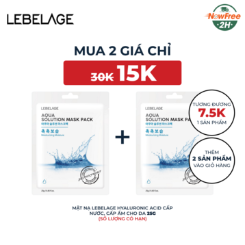 Mặt Nạ Lebelage Hyaluronic Acid Cấp Nước, Cấp Ẩm Cho Da 25g