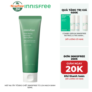 Mặt Nạ Tẩy Tế Bào Chết innisfree Từ Lúa Mạch Xanh 120ml