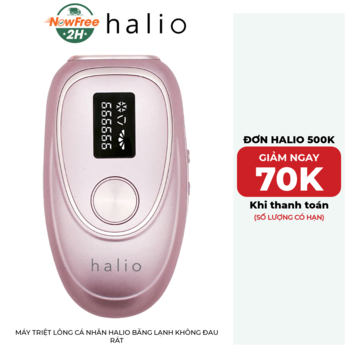 Máy Triệt Lông Cá Nhân Halio Băng Lạnh Không Đau Rát