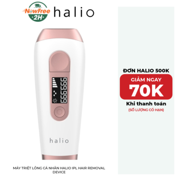 Máy Triệt Lông Cá Nhân Halio IPL Hair Removal Device
