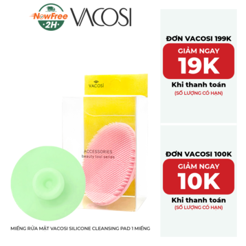 Miếng Rửa Mặt Vacosi Silicone Cleansing Pad 1 Miếng