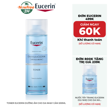 Toner Eucerin Dưỡng Ẩm Cho Da Nhạy Cảm 200ml