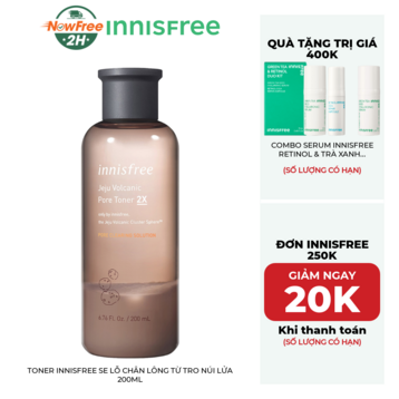 Toner innisfree Se Lỗ Chân Lông Từ Tro Núi Lửa 200ml