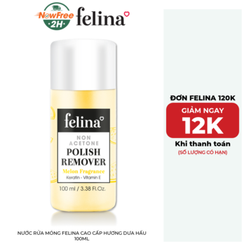 Nước Rửa Móng Felina Cao Cấp Hương Dưa Hấu 100ml
