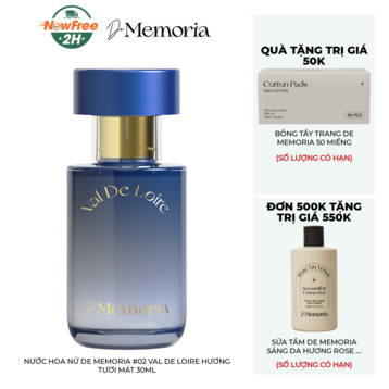 Nước Hoa Nữ De Memoria #02 Val De Loire Hương Tươi Mát 30ml