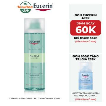 Toner Eucerin Dành Cho Da Nhờn Mụn 200ml