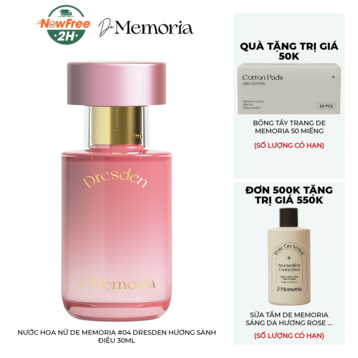 Nước Hoa Nữ De Memoria #04 Dresden Hương Sành Điệu 30ml
