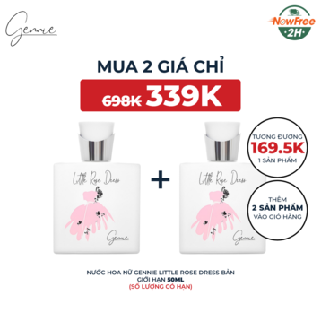 Nước Hoa Nữ Gennie Little Rose Dress Bản Giới Hạn 50ml