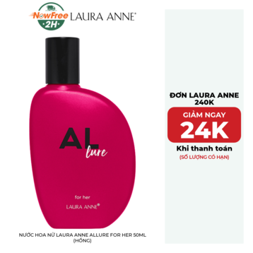 Nước Hoa Nữ Laura Anne Allure For Her 50ml (Hồng)