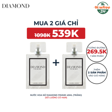 Nước Hoa Nữ Diamond Femme 45ml (Trắng)