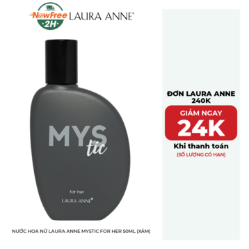 Nước Hoa Nữ Laura Anne Mystic For Her 50ml (Xám)