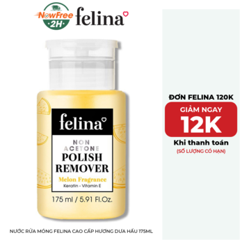 Nước Rửa Móng Felina Cao Cấp Hương Dưa Hấu 175ml