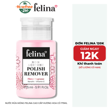 Nước Rửa Móng Felina Cao Cấp Hương Hoa Cỏ 175ml